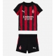 AC Milan Rafael Leao #10 Replica Home Stadium Kit for Kids 2025-26 Short Sleeve (+ pants)
